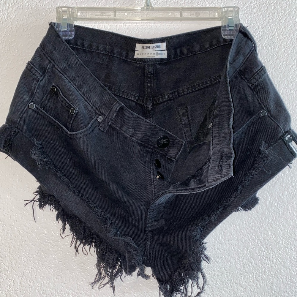 One Teaspoon Low Rise Distressed Bandits